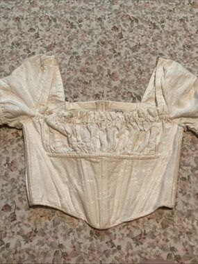 Lonely Label Venus Puff Sleeve Top Ivory